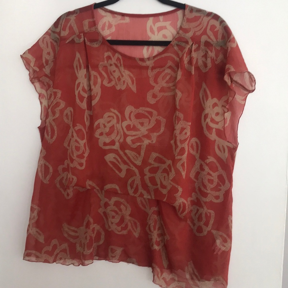 See through gorgeous lightweight top